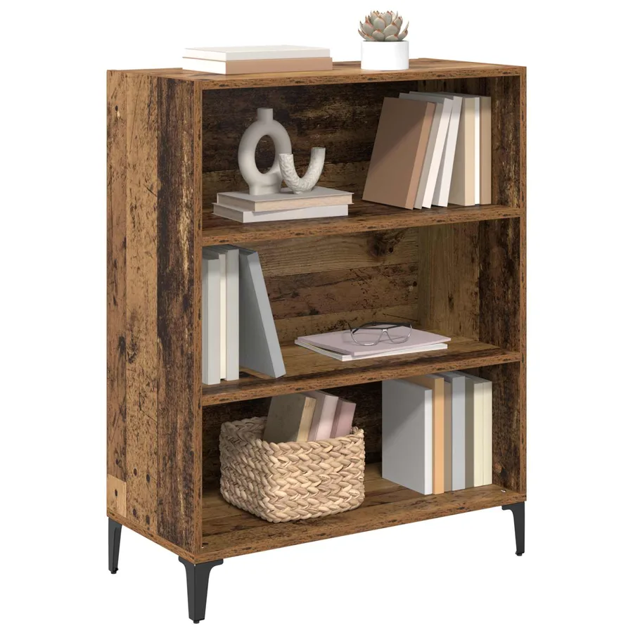 Buffet Bois ancien 69,5 x 32,5 x 90 cm Bois d'ingénierie - 3