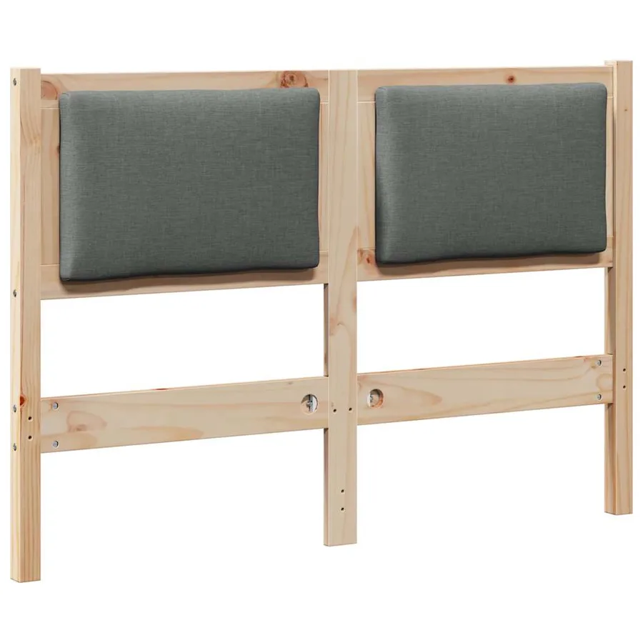 Tête de lit Autre Marron 120 cm Bois massif en pin - 2