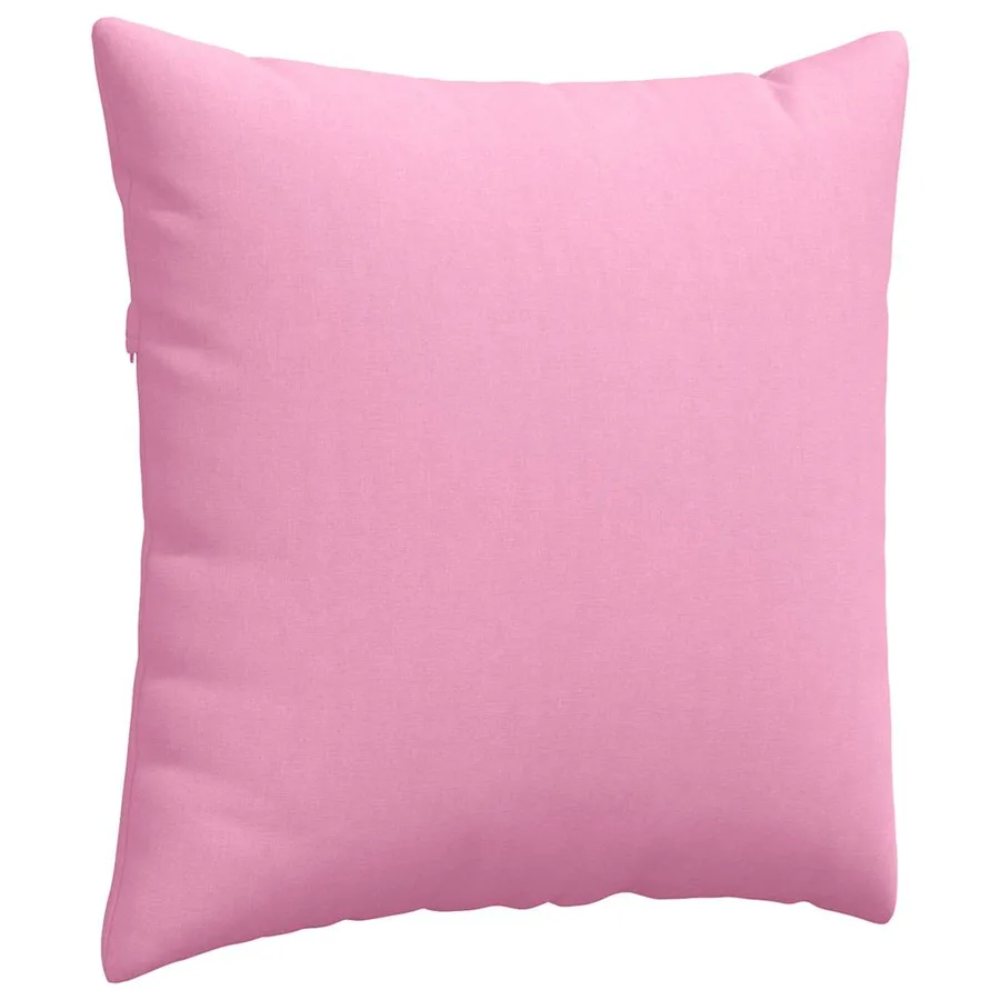Coussins de canapé 2 pcs Rose 60 x 60 cm tissu - 5