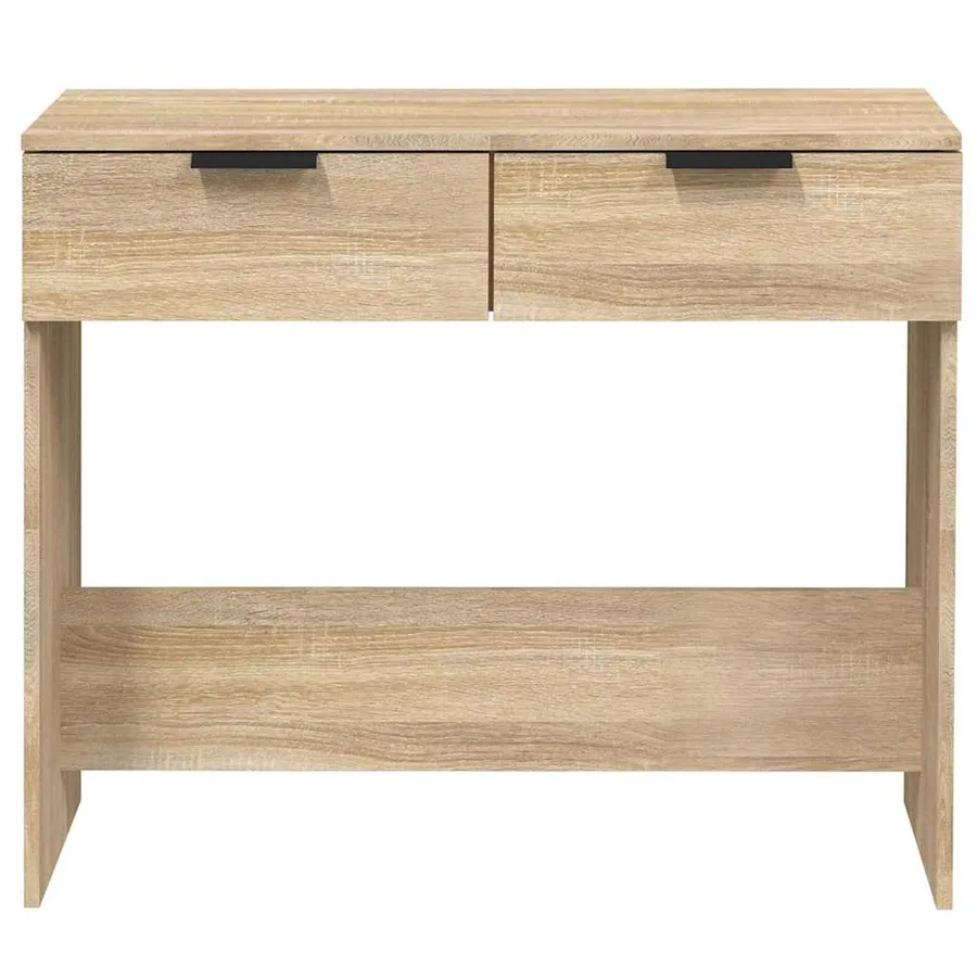 Table console Chêne sonoma 90x36x75 cm Bois d'ingénierie - 6