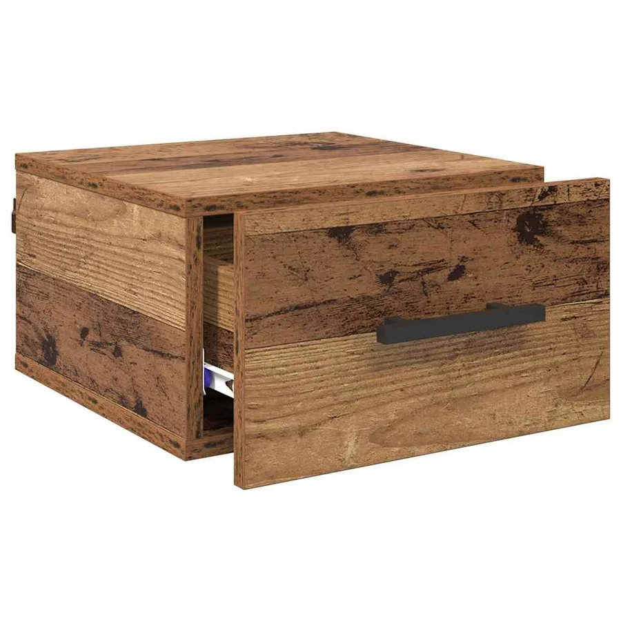 Cabinet de chevet Bois ancien 35 x 35 x 20 cm Bois d'ingénierie - 5