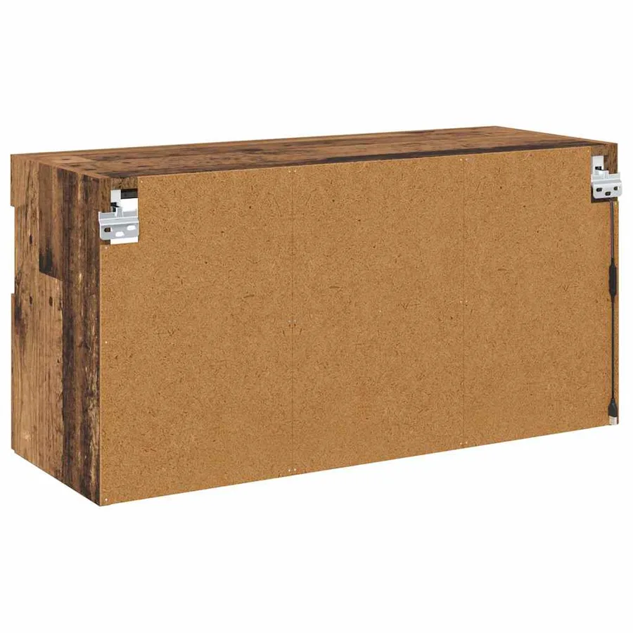 Meuble TV mural Bois Ancien 80 x 30 x 40 cm Bois d'ingénierie - 10