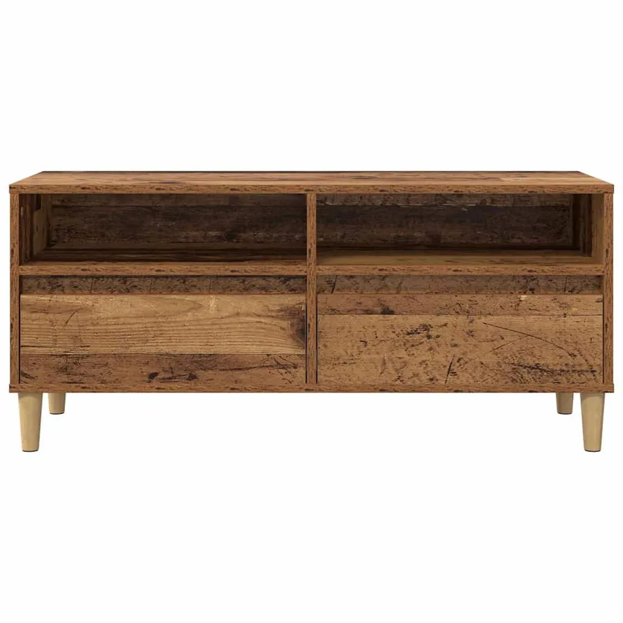 Meuble TV Bois Ancien 100 x 34,5 x 44,5 cm Bois d'ingénierie - 6