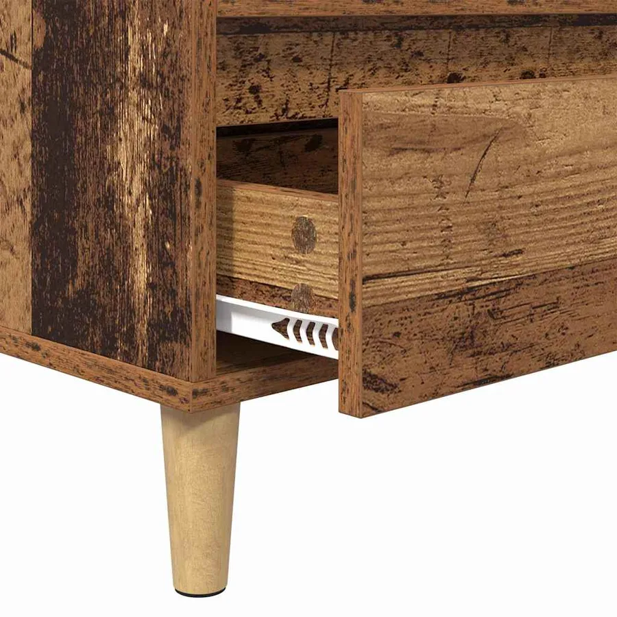 Meuble TV Bois Ancien 100 x 34,5 x 44,5 cm Bois d'ingénierie - 9