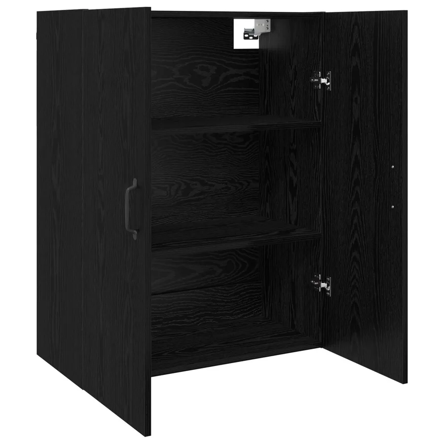 Meuble mural Chêne noir 69,5 x 34 x 90 cm Bois d'ingénierie - 5