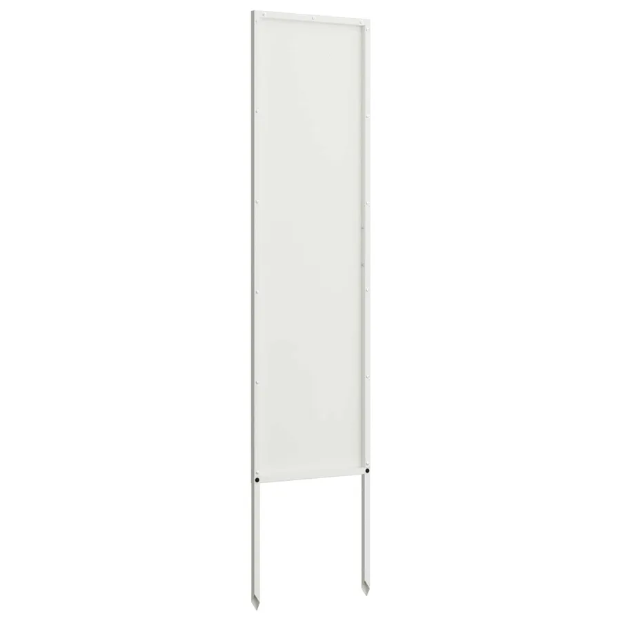 Écran de confidentialité de jardin Fretwork Blanc 32 x 140 cm - 5