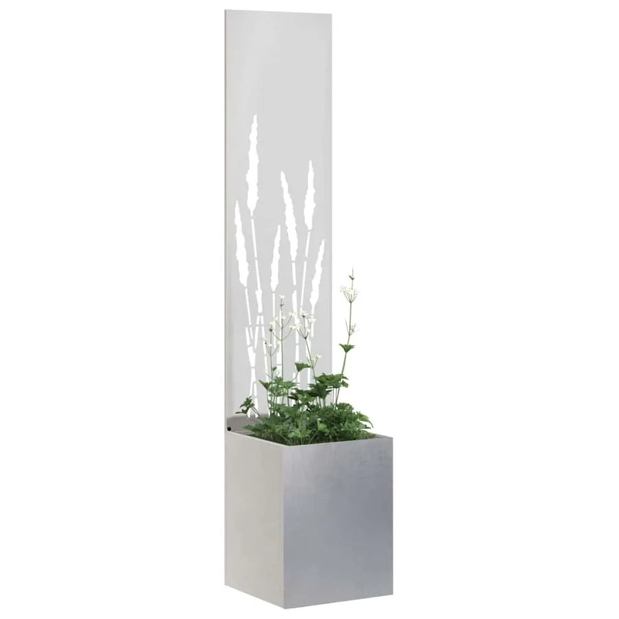 Écran de confidentialité de jardin Fretwork Argent 32 x 150 cm - 3