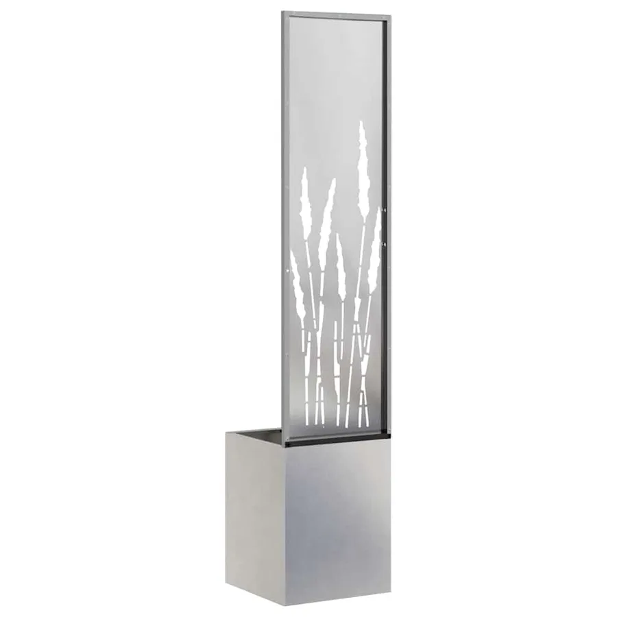 Écran de confidentialité de jardin Fretwork Argent 32 x 150 cm - 7