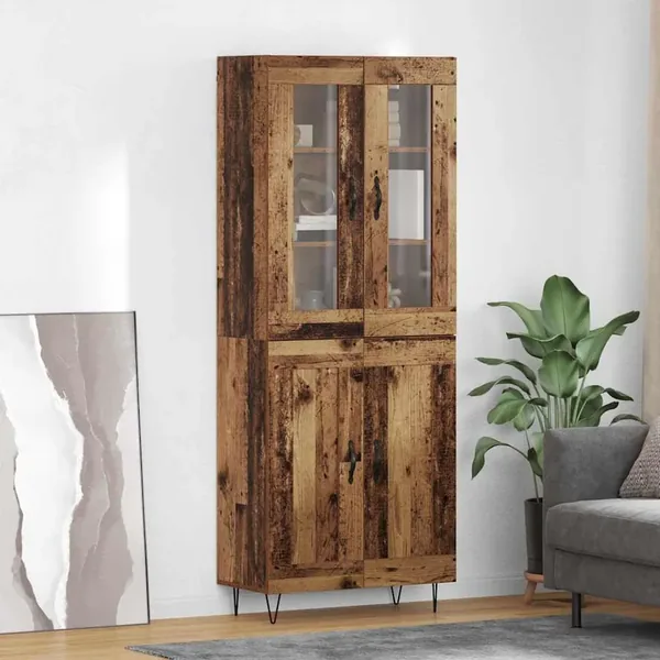 Haut Armoire Bois Ancien 69,5 x 34 x 90 cm Bois d'ingénierie