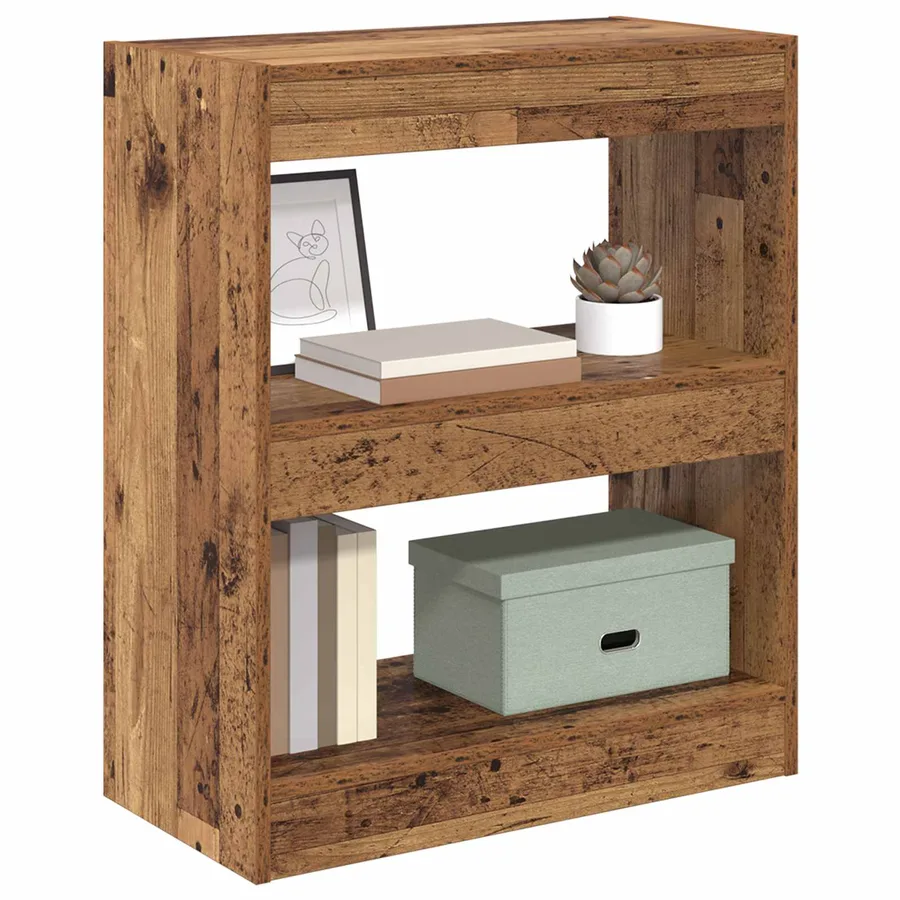 Bibliothèque Bois ancien 60 x 30 x 72 cm Bois d'ingénierie - 3