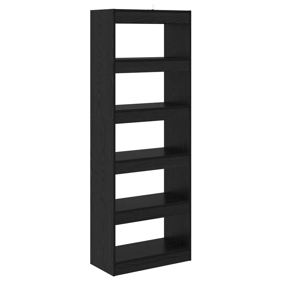 Bibliothèque Chêne noir 60 x 30 x 166 cm Bois d'ingénierie - 7
