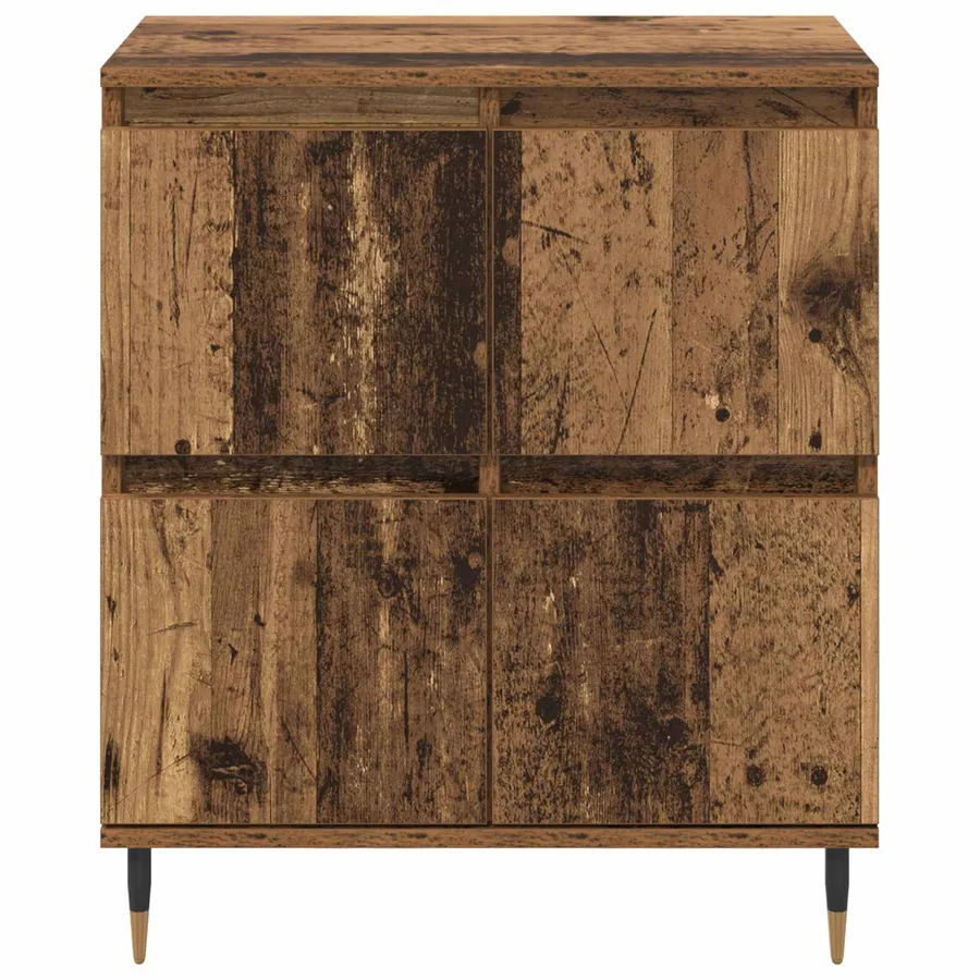 Armoire de rangement 2 pcs Bois ancien 60 x 35 x 70 cm - 7