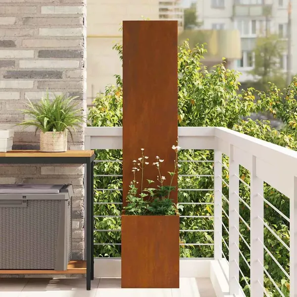 Écran de confidentialité de jardin Fretwork Rouillé 32 x 150 cm