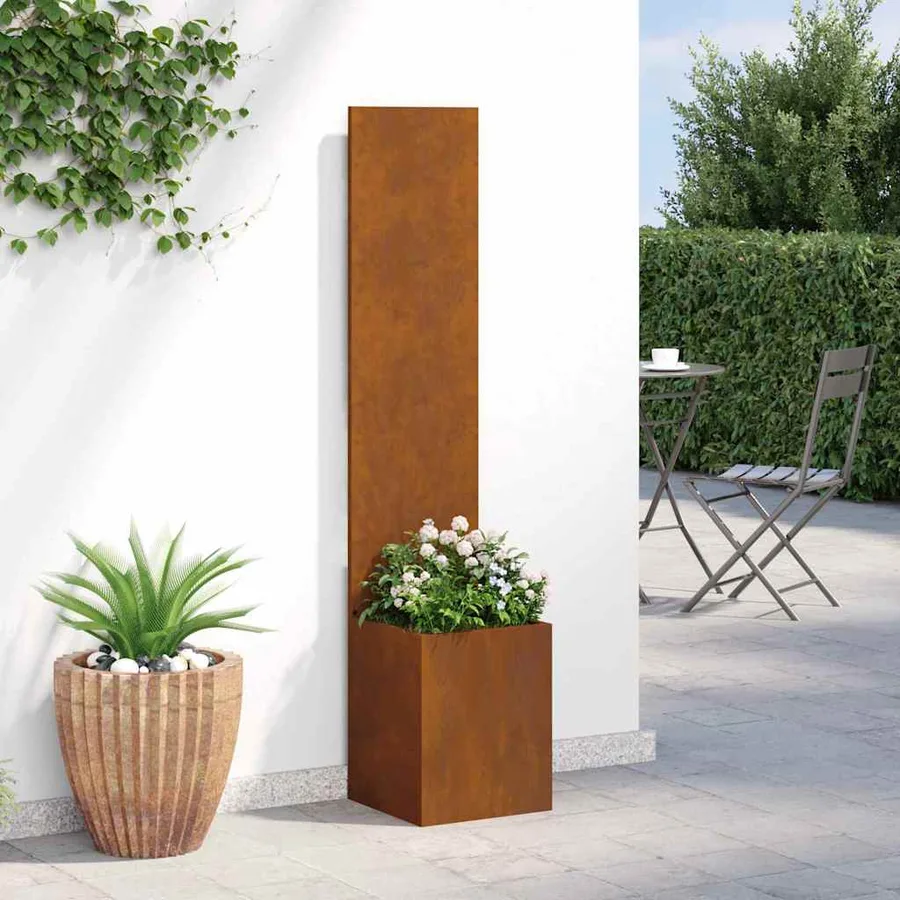 Écran de confidentialité de jardin Fretwork Rouillé 32 x 150 cm - 4