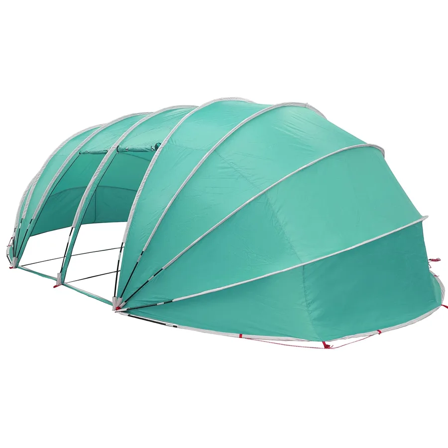 Dôme de tente de piscine 640 x 432 x 205 cm Vert Mer - 2
