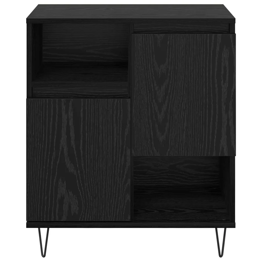 Buffet 3 pcs Chêne noir 60 x 35 x 70 cm - 7