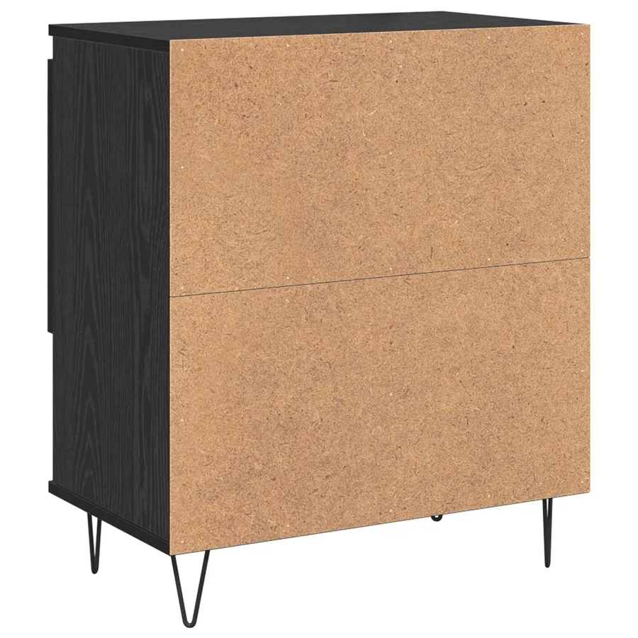Buffet 2 pcs Chêne noir 60 x 35 x 70 cm - 9