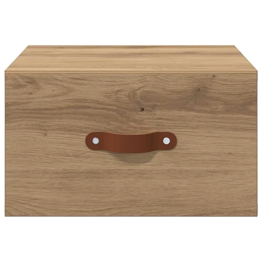 Cabinet de chevet mural 35 x 35 x 20 cm Bois d'ingénierie - 6