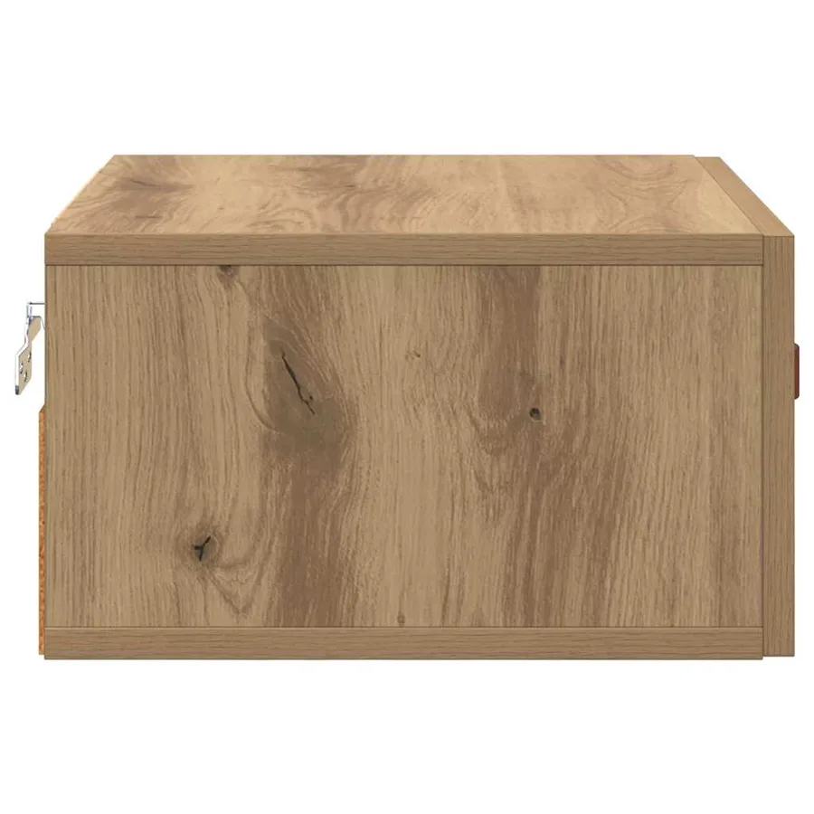 Cabinet de chevet mural 35 x 35 x 20 cm Bois d'ingénierie - 7