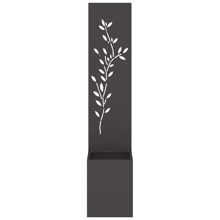 Écran de confidentialité de jardin Floral Noir 32 x 32 x 150 cm - 5