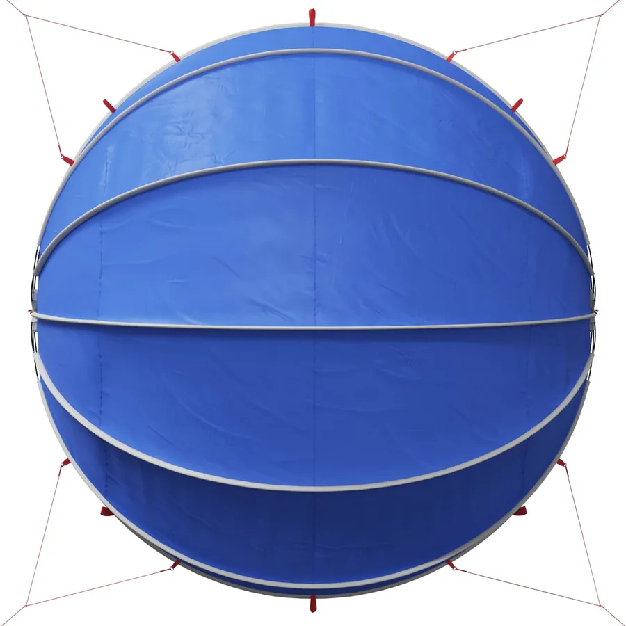 Dôme de piscine 472 x 460 x 229 cm Bleu azure - 11