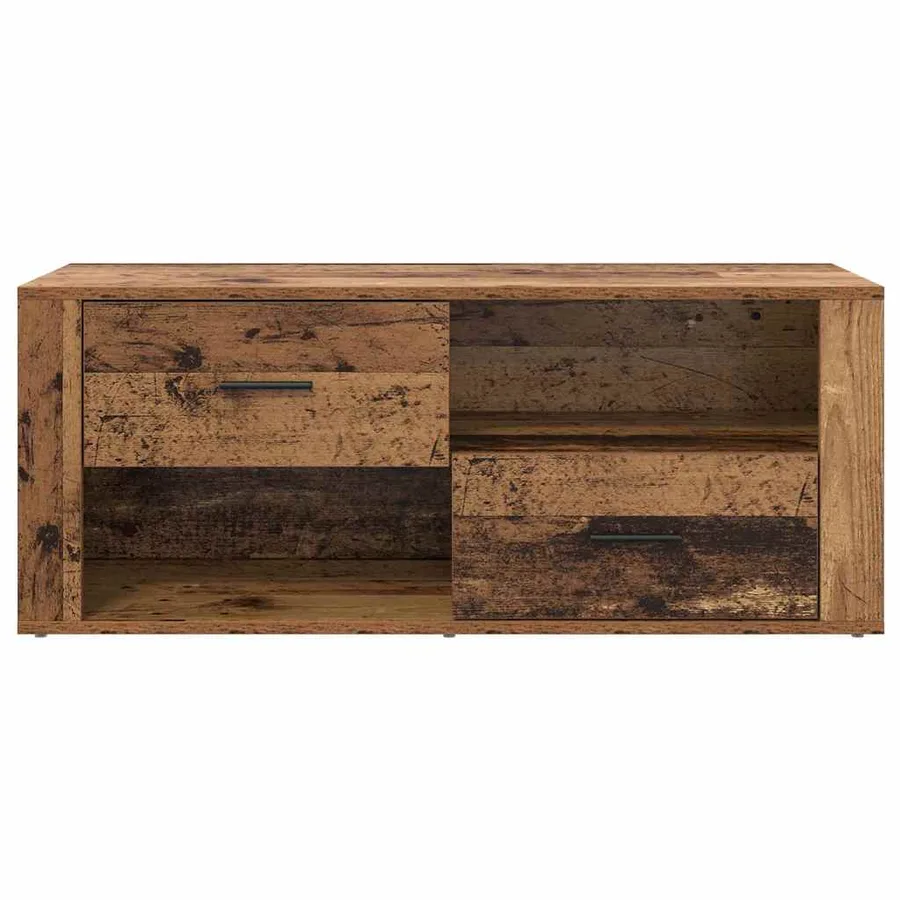 Meuble TV Bois Ancien 100 x 35 x 40 cm Bois d'ingénierie - 6