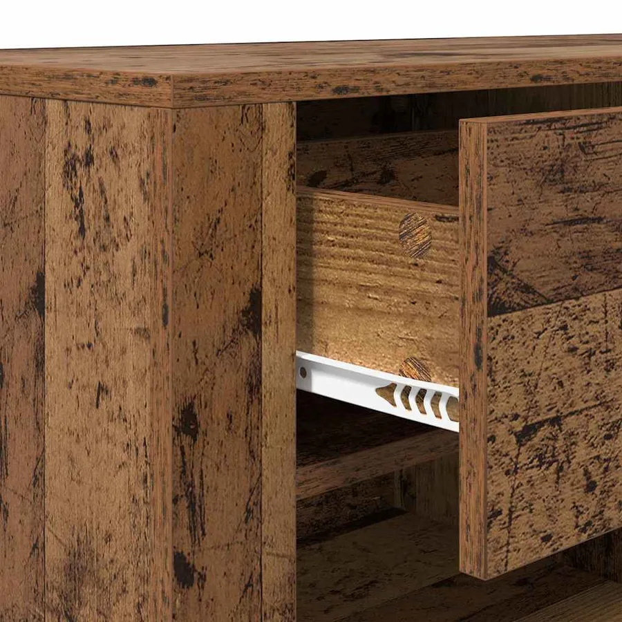 Meuble TV Bois Ancien 100 x 35 x 40 cm Bois d'ingénierie - 9