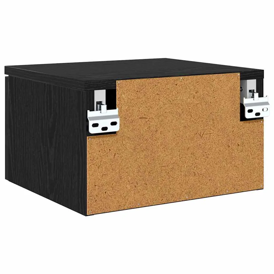 Cabinet de chevet avec tiroir 2 pcs Chêne noir 34 x 30 x 20 cm - 9