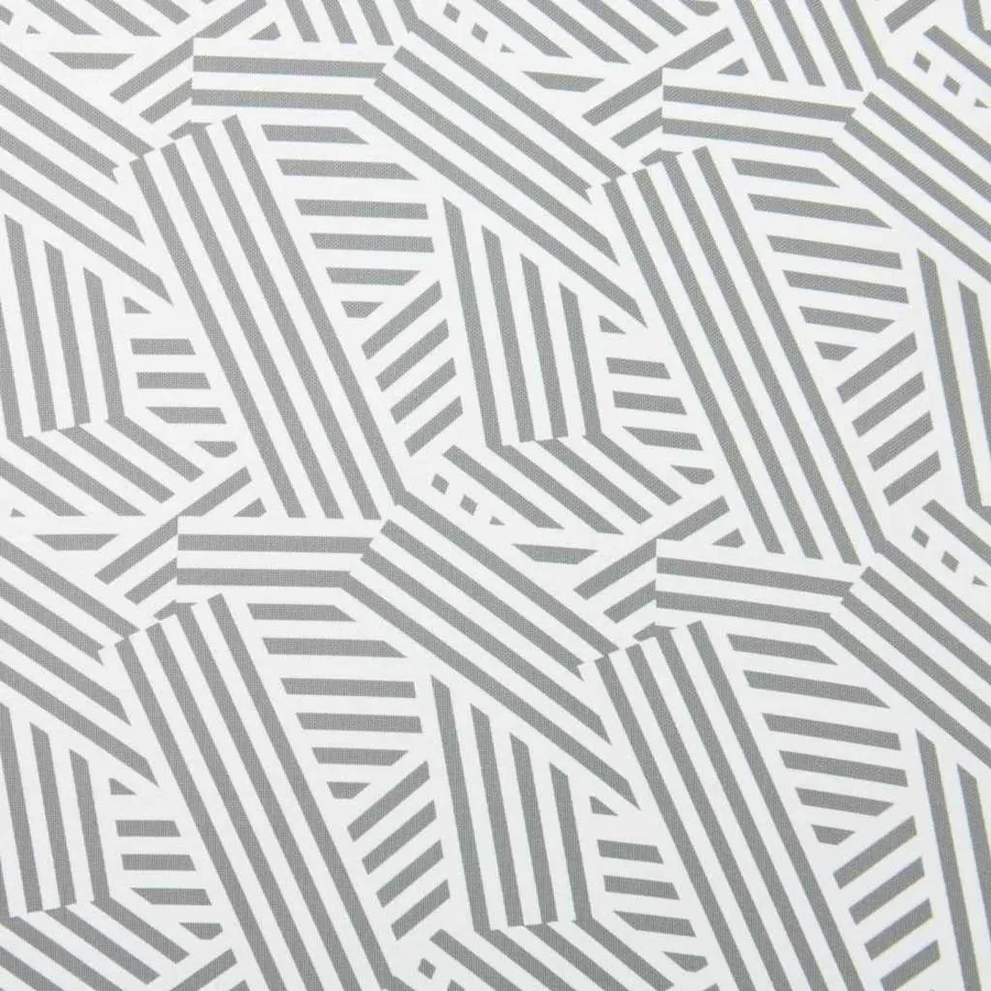 Parasol de plage Gris et blanc 205 x 205 x 210 cm - 6