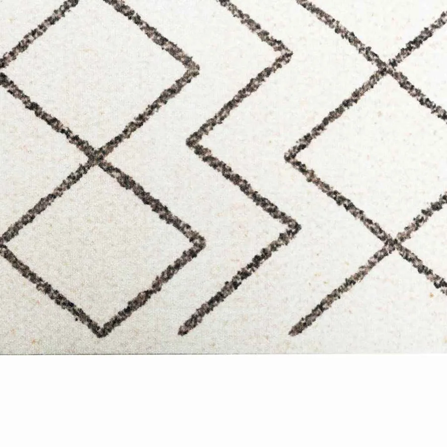 Tapis de Cuisine Blanc 150 x 45 cm Velours - 5