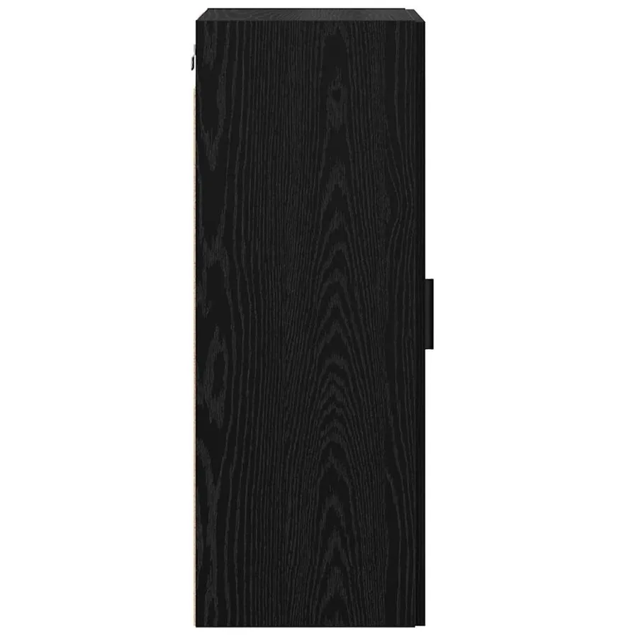 Meuble mural Chêne noir 34,5 x 34 x 90 cm Bois d'ingénierie - 7