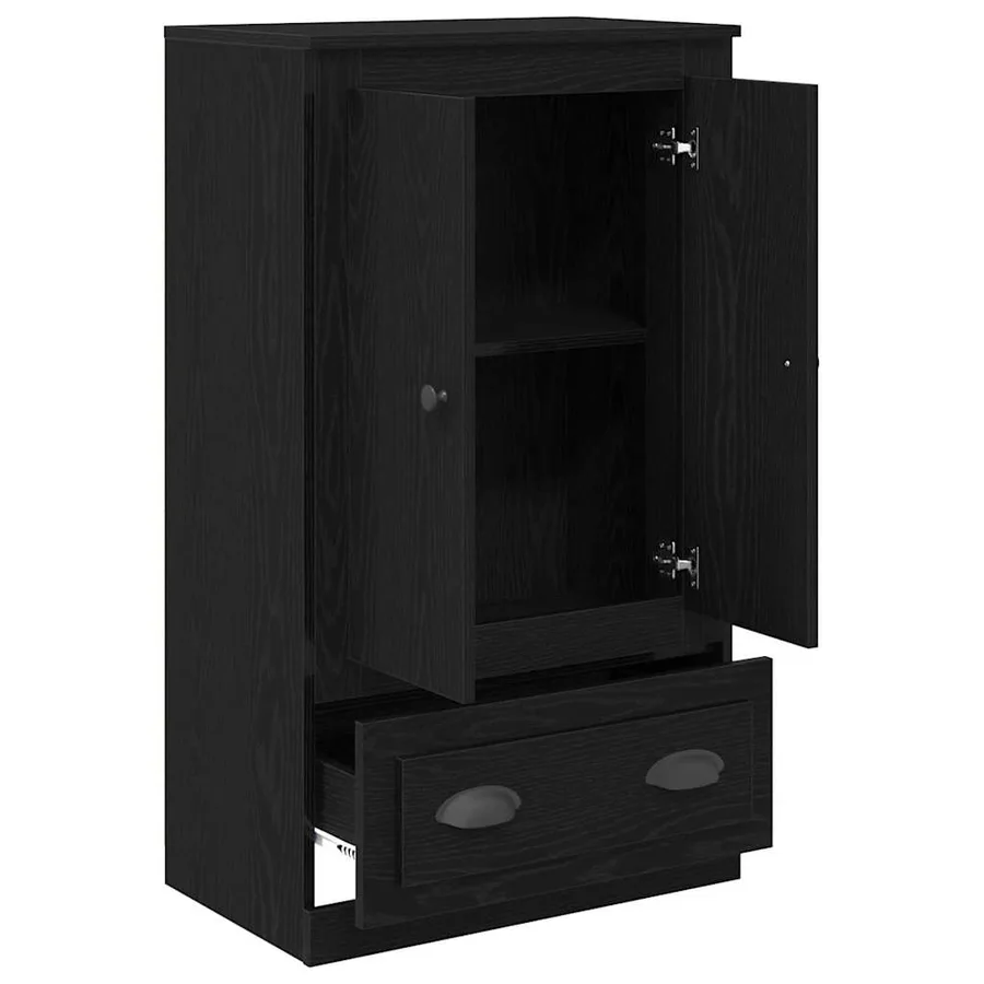 Haut Armoire Chêne noir 60 x 35,5 x 103,5 cm Bois d'ingénierie - 5