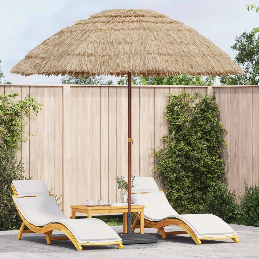 Parasol de jardin Naturel 255 x 255 x 255 cm