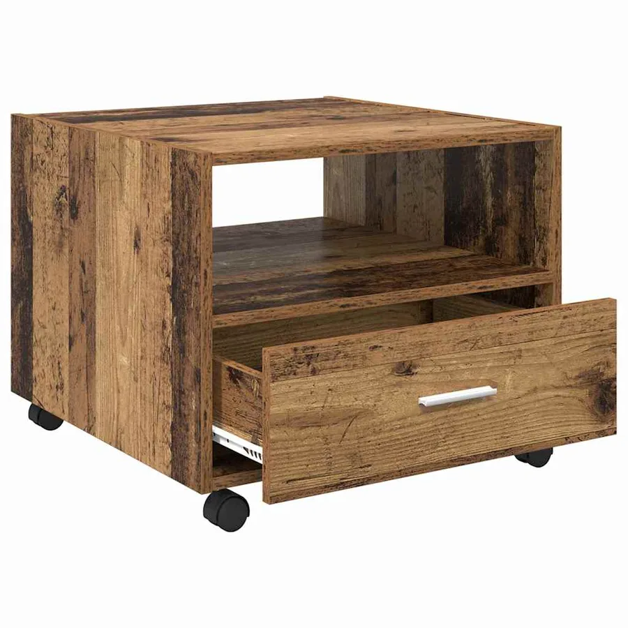 Table basse Bois Ancien 55 x 55 x 45cm Bois d'ingénierie - 5