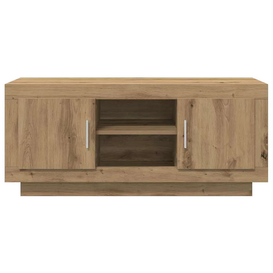Meuble TV 102 x 35 x 45 cm Chêne artisanal Bois d'ingénierie - 6