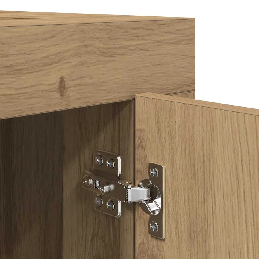 Meuble TV 102 x 35 x 45 cm Chêne artisanal Bois d'ingénierie - 9
