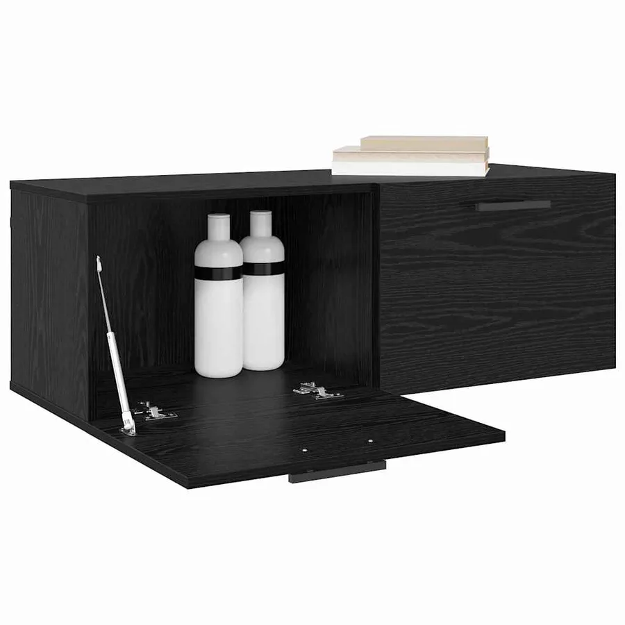 Meuble mural Chêne noir 100 x 36.5 x 35 cm Bois d'ingénierie - 3