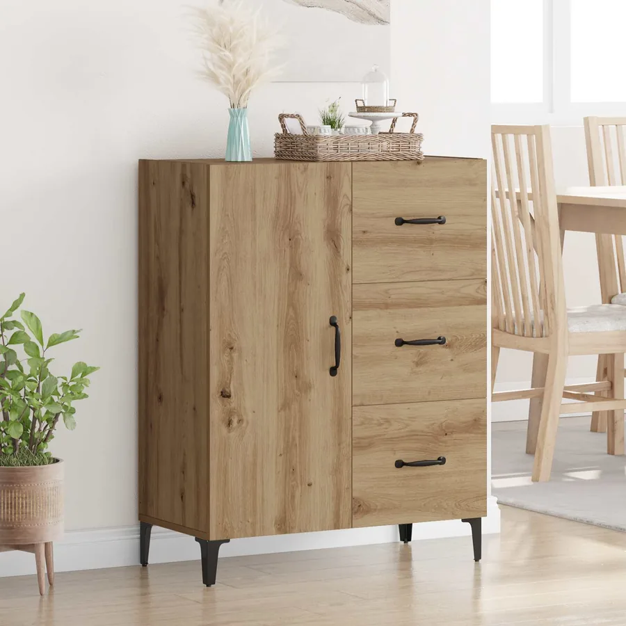 Buffet Chêne artisanal 69,5 x 34 x 90 cm Bois d'ingénierie