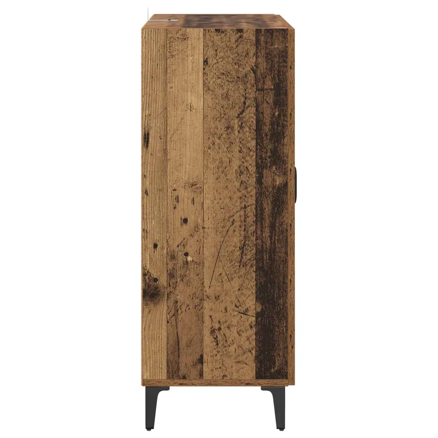 Buffet Bois Ancien 69,5 x 34 x 90 cm Bois d'ingénierie et fer - 7