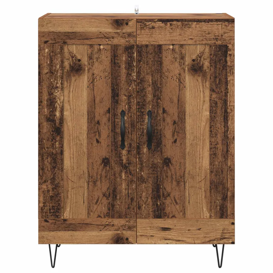 Buffet Bois Ancien 69,5 x 34 x 90 cm Bois d'ingénierie et fer - 6