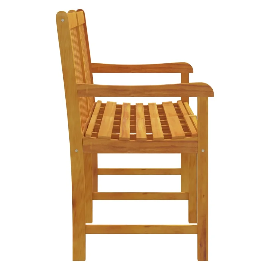 Banc de jardin 150 cm Bois solide d'acacia - 4