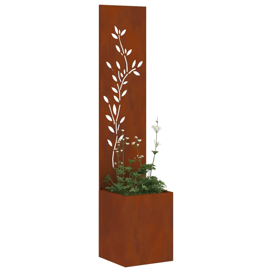 Écran de confidentialité de jardin Rouillé 32 x 32 x 150 cm - 3