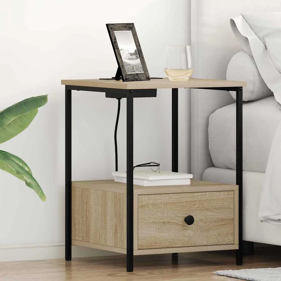 Cabinet de chevet avec tiroir Chêne Sonoma 42 x 41 x 56 cm