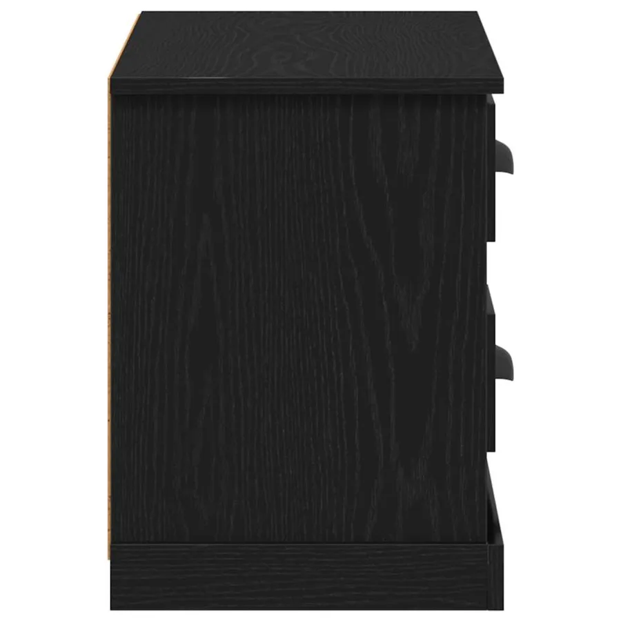 Meuble TV Chêne noir 99,5 x 35,5 x 48 cm Bois d'ingénierie - 7
