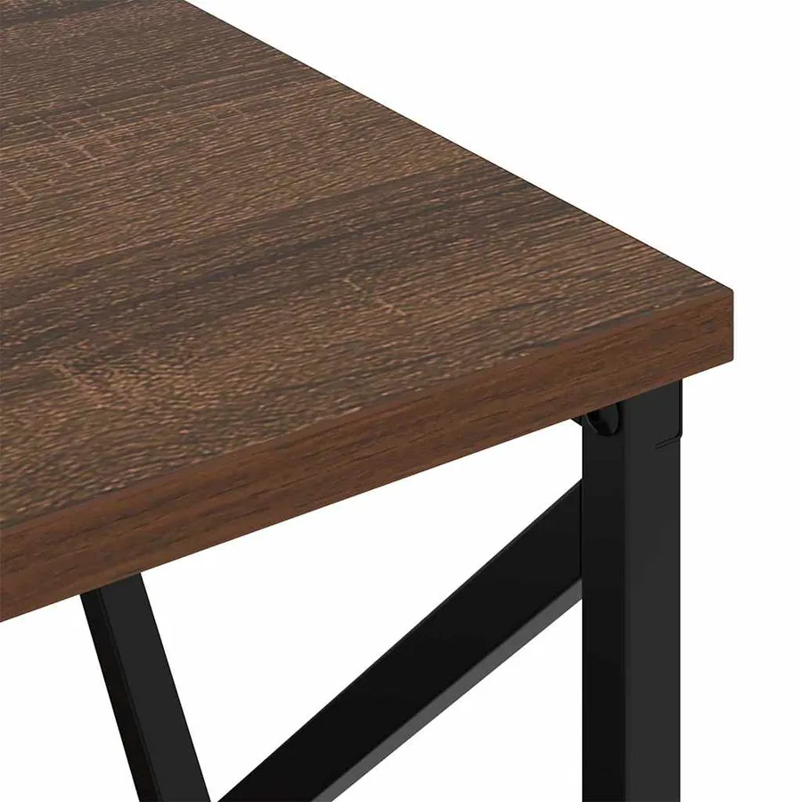 Cabinet de chevet Chêne brun 40 x 31 x 60 cm Bois d'ingénierie - 10