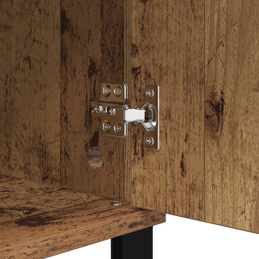 Buffet Bois ancien 35 x 40 x 70 cm Bois d'ingénierie - 9