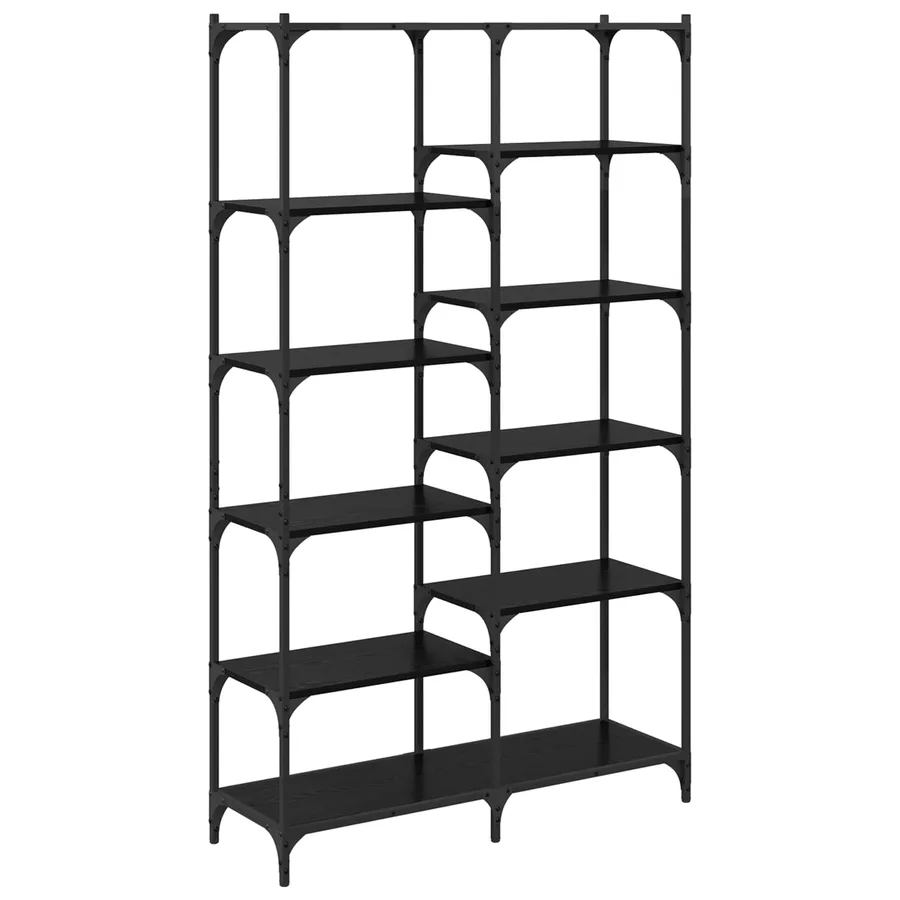 Étagère Chêne noir 100 x 32 x 170 cm Bois d'ingénierie - 2