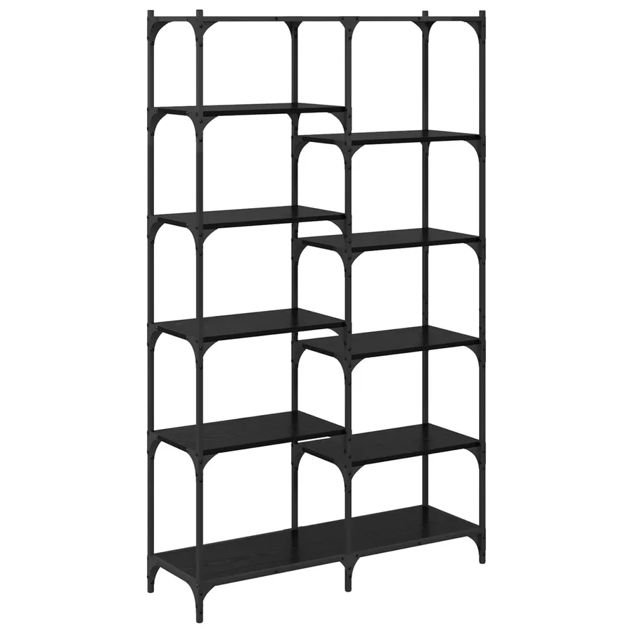 Étagère Chêne noir 100 x 32 x 170 cm Bois d'ingénierie - 7