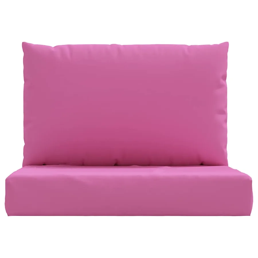Coussins de palette lot de 2 rose tissu Oxford - 4