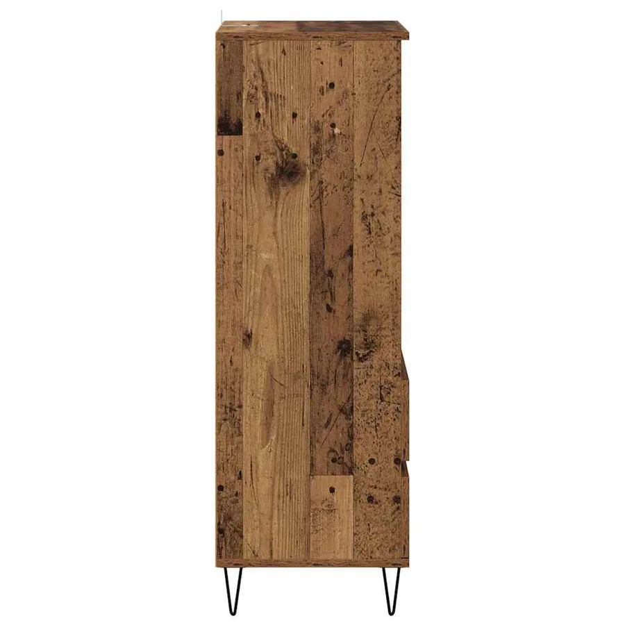 Haut Armoire Bois Ancien 40 x 36 x 110 cm Bois d'ingénierie - 7